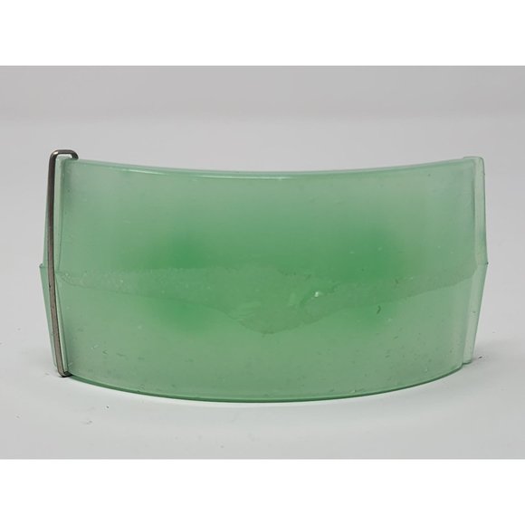 Vintage Scotty Dog Ink Blotter Opaque Green Jadeite Glass - Picture 7 of 10